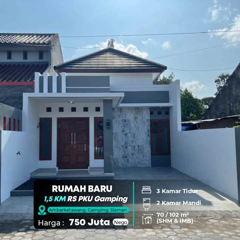 dijual rumah gamping