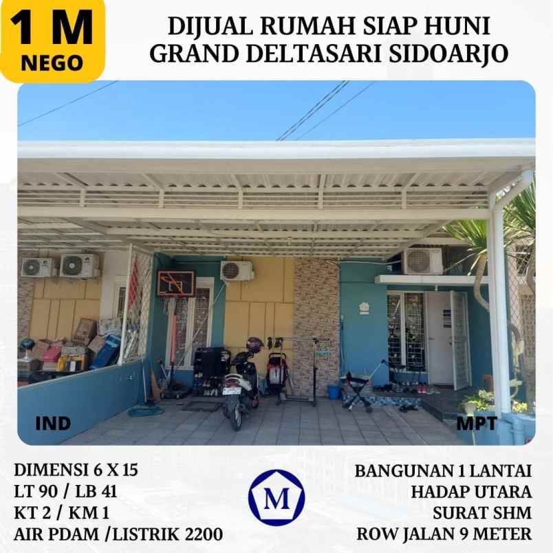 dijual rumah grand deltasari