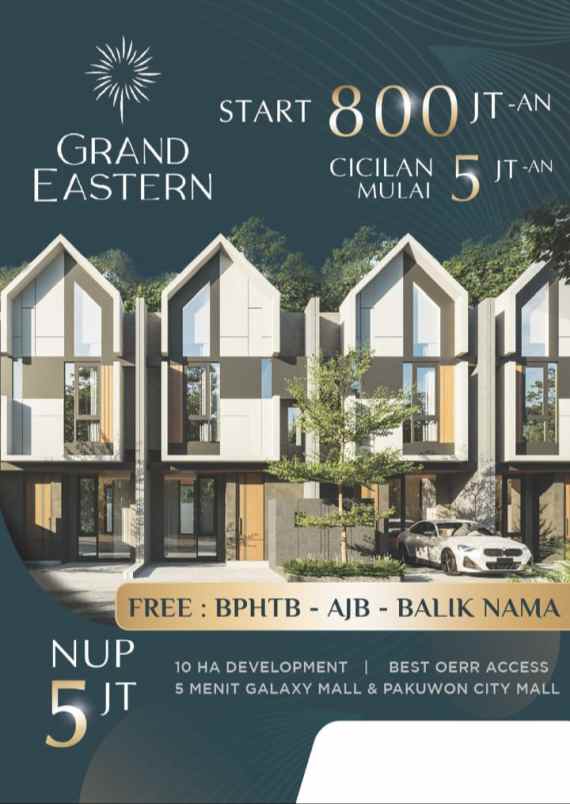 dijual rumah grand eastern