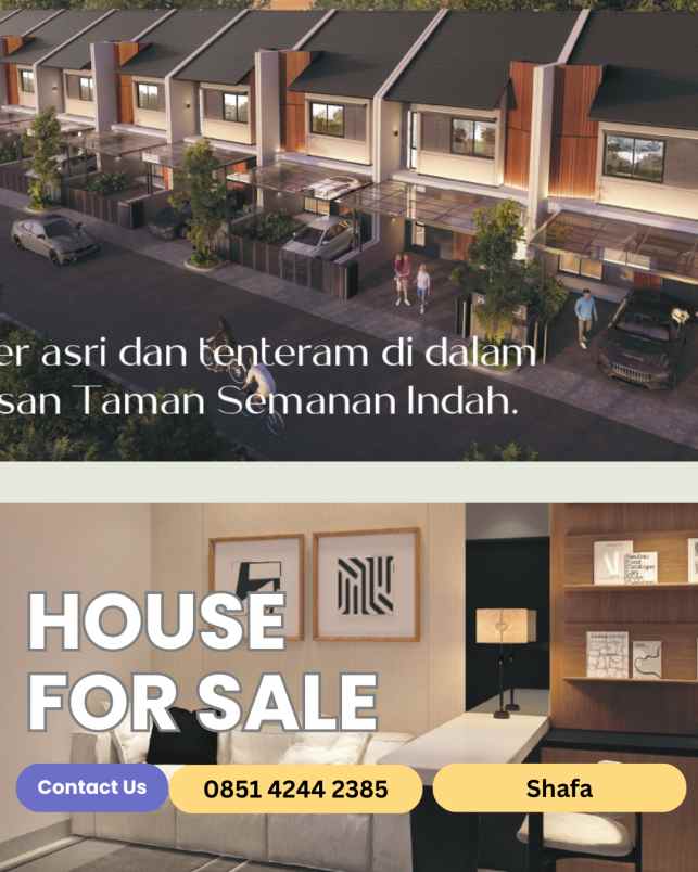 dijual rumah jakarta barat mall puri