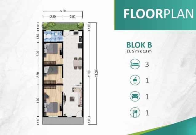 dijual rumah jalan alumunium 1 krakatau