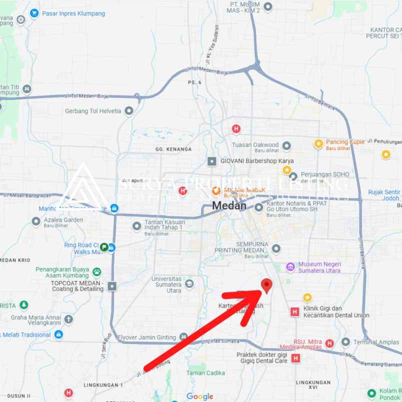 dijual rumah jalan brigjen katamso