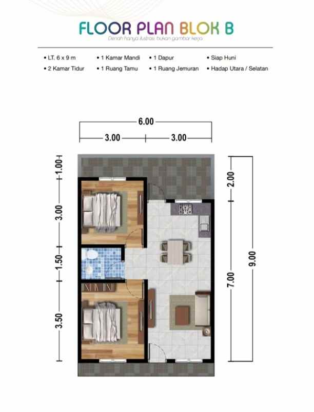 dijual rumah jalan menteng 7 denai ar