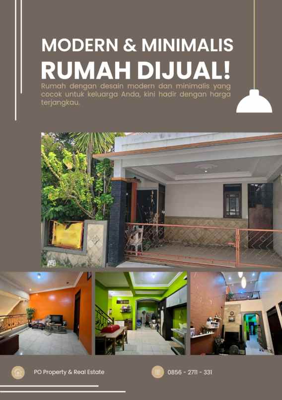 dijual rumah jalan panda