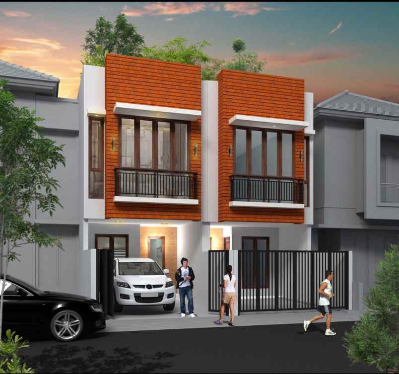 dijual rumah jalan praja dalam g