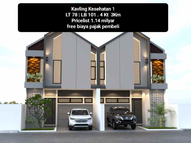 dijual rumah jalan raya komplek