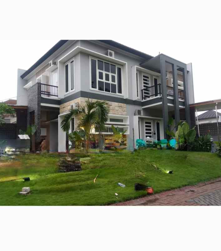 dijual rumah jalan villa taman telaga