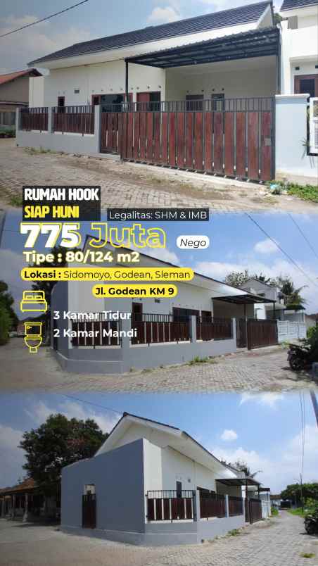 dijual rumah jl godean km 9