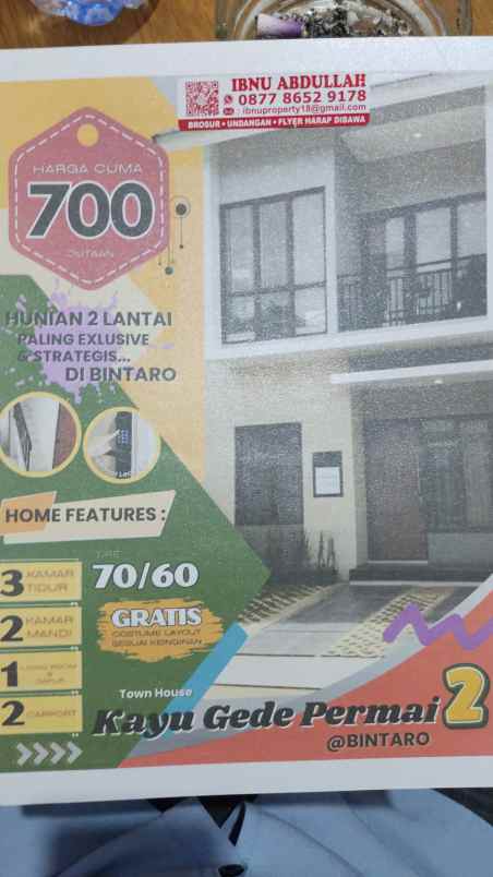 dijual rumah jl kayu gede 2 rt 02 rw 04