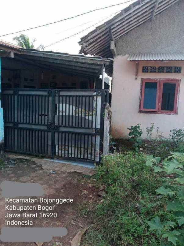 dijual rumah jl raya tonjong