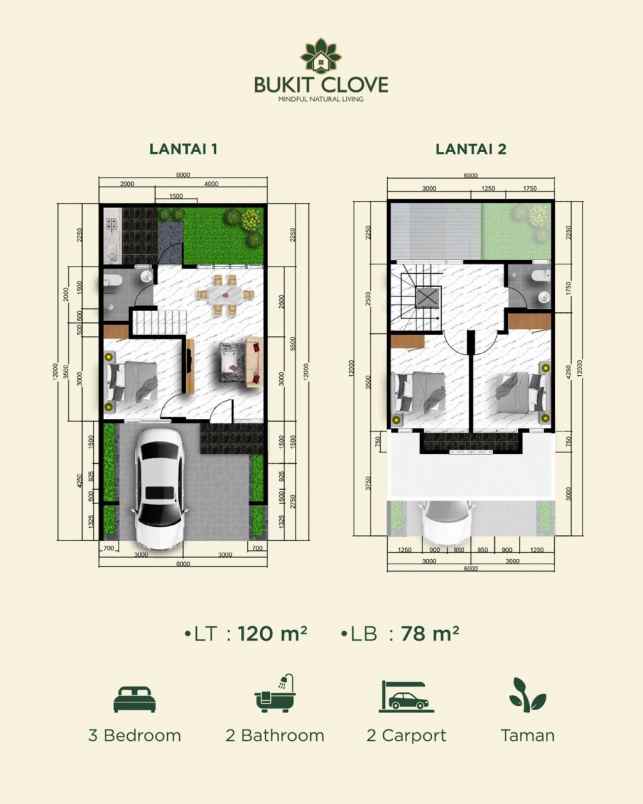 dijual rumah jl siroto pudakpayung