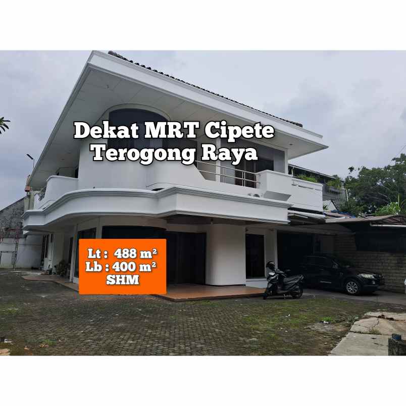 dijual rumah jl terogong raya