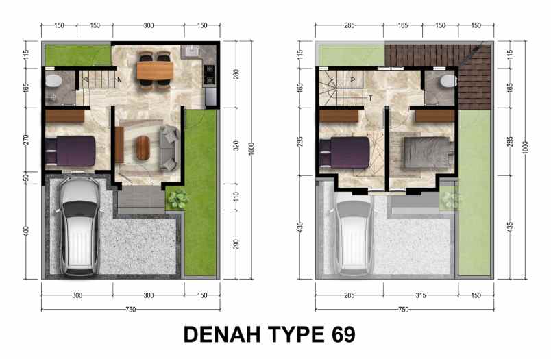 dijual rumah jl turangga