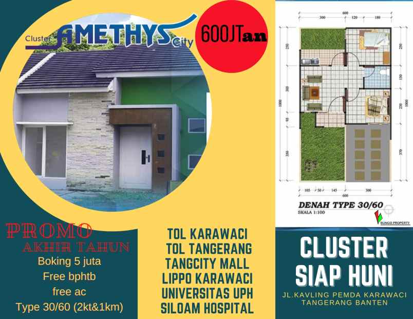 dijual rumah jln kavling pemda tangerang