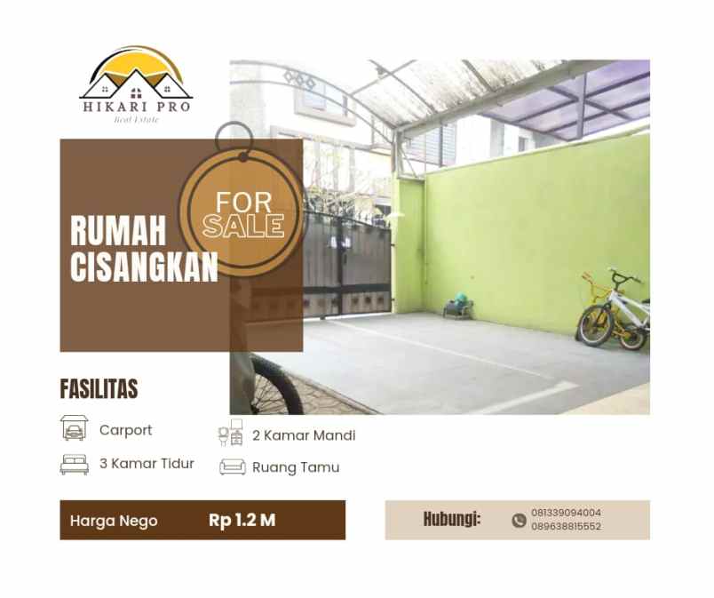 dijual rumah kec cimahi utara