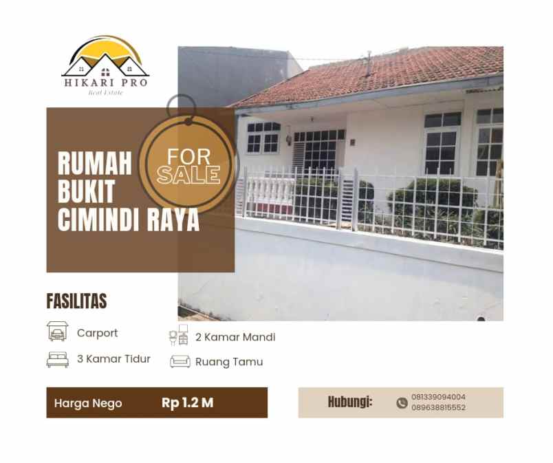 dijual rumah kec cimahi utara