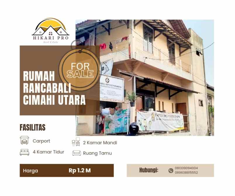 dijual rumah kec cimahi utara