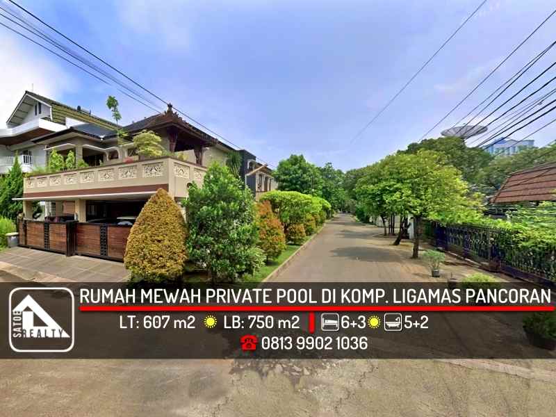 dijual rumah komp ligamas pancoran