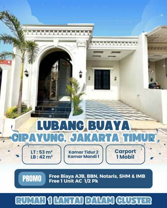 dijual rumah lubang buaya