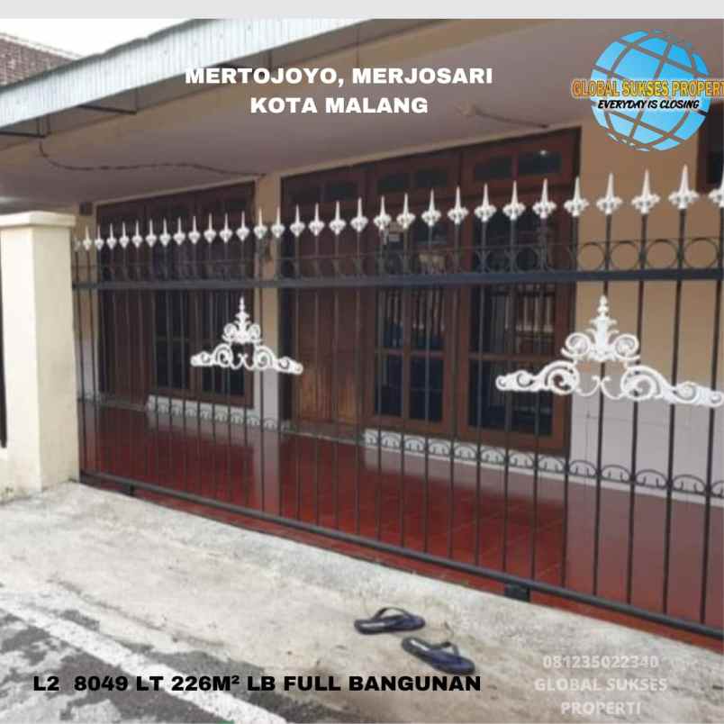 dijual rumah mertojoyo merjosari