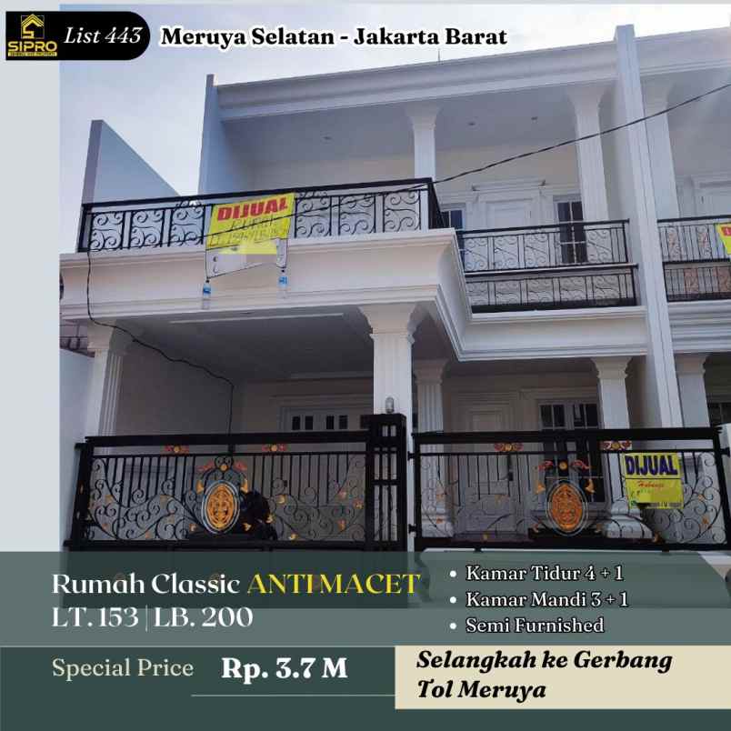 dijual rumah meruya kembangan jakarta barat