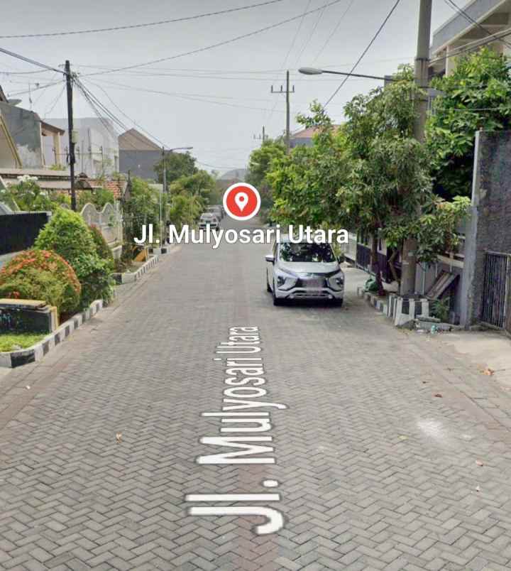 dijual rumah mulyosari utara