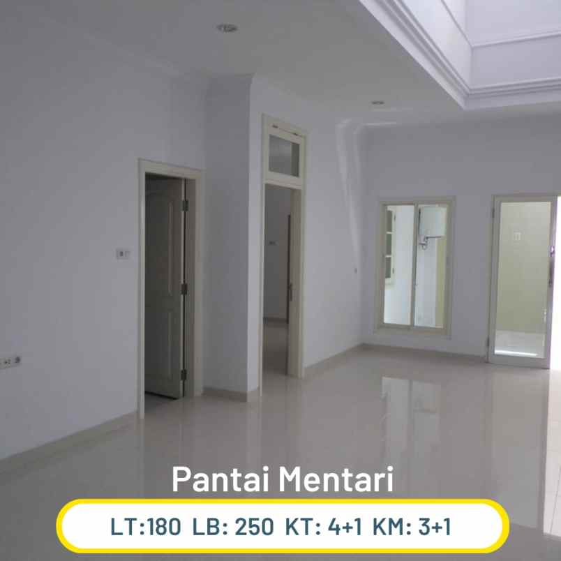 dijual rumah pantai mentari