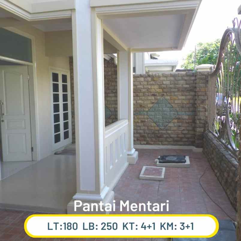 dijual rumah pantai mentari