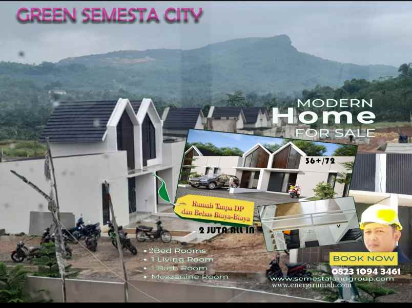 dijual rumah perumahan green semesta city