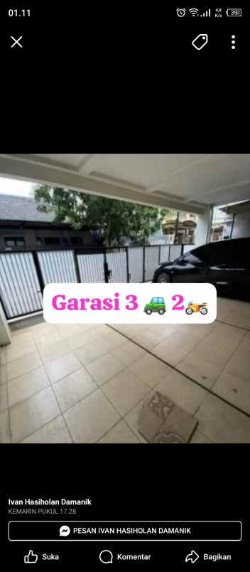 dijual rumah perumahan prima indah