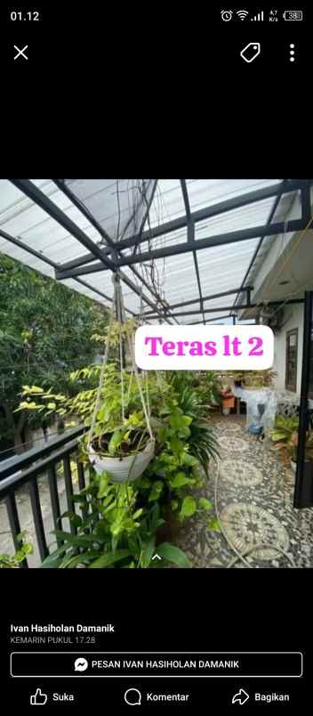 dijual rumah perumahan prima indah