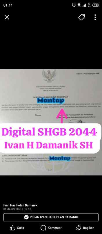 dijual rumah perumahan prima indah