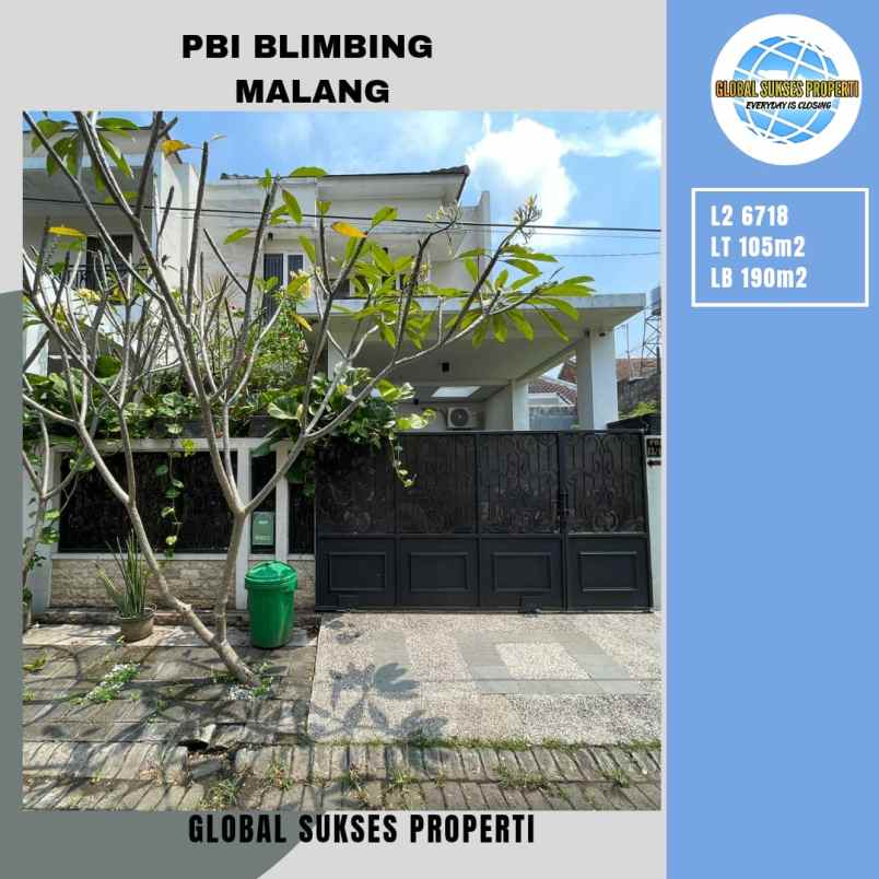 dijual rumah pondok blimbing indah