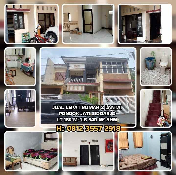 dijual rumah pondok jati sidoarjo