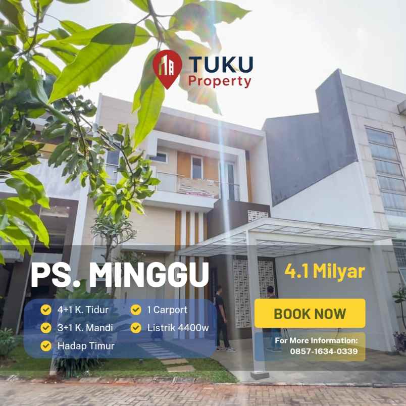 dijual rumah ps minggu jakarta selatan