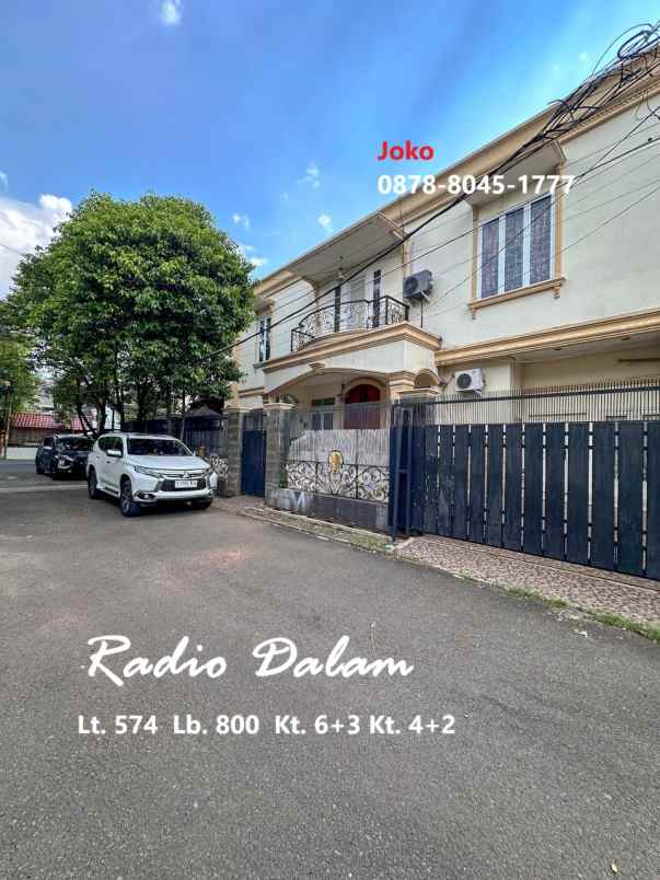 dijual rumah radio dalam