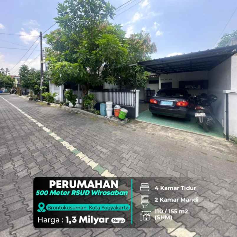 dijual rumah rsud wirosaban