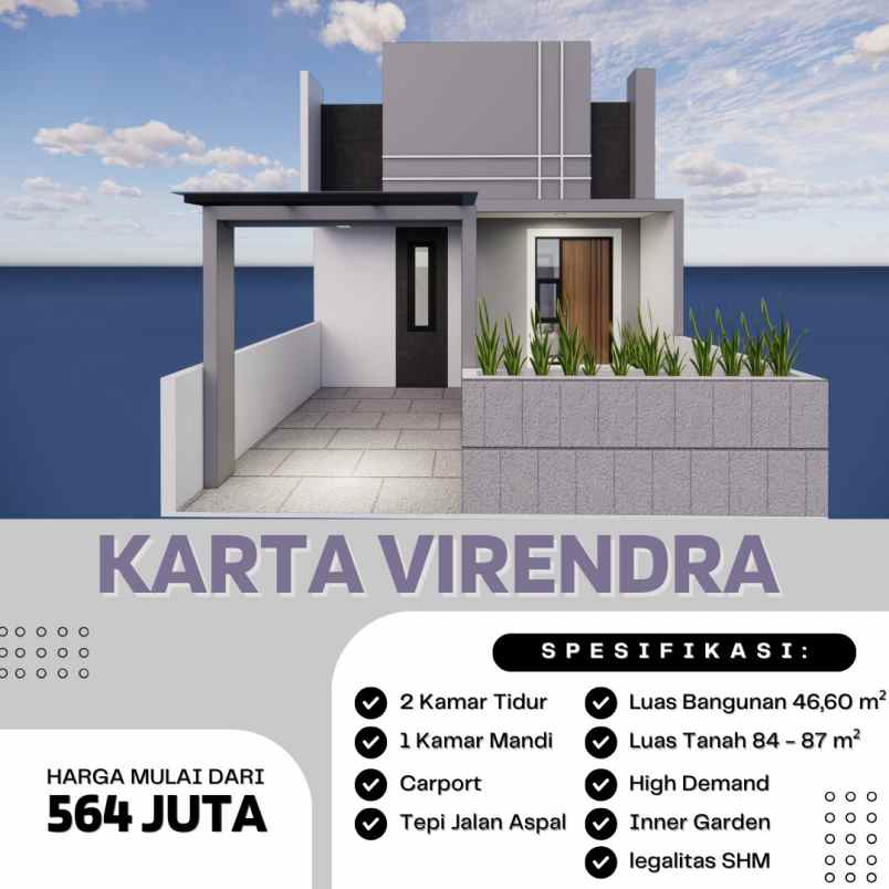 dijual rumah rumah virendra berbah sleman