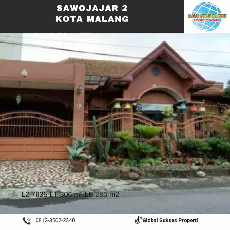 dijual rumah sawojajar 2