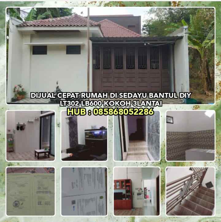 dijual rumah sedayu bantul diy