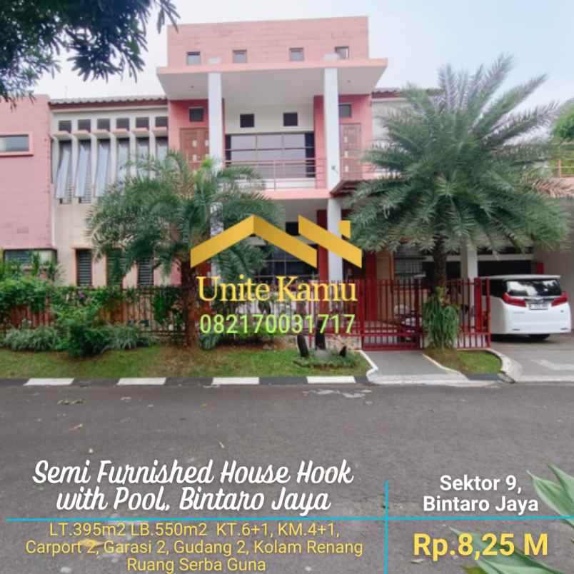 dijual rumah sektor 9 bintaro jaya