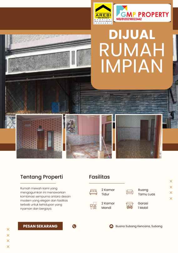 dijual rumah soklat