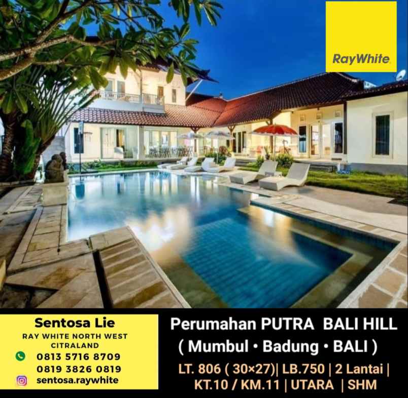 dijual rumah taman bali