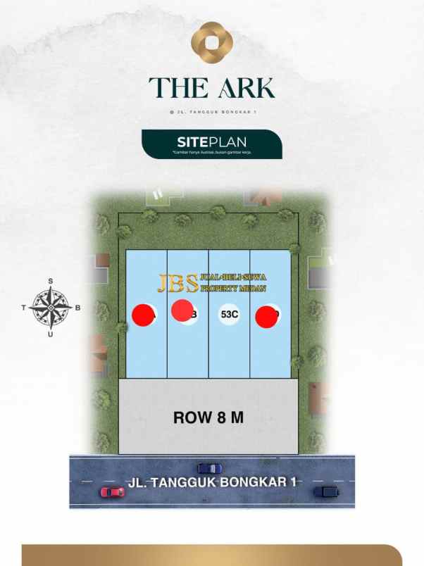 dijual rumah the ark jalan tangkuk