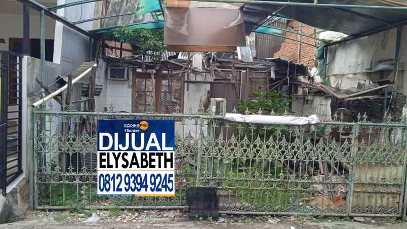 dijual rumah tua hitung tanah kelapa gading