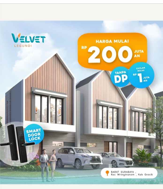 dijual rumah velvet legundi