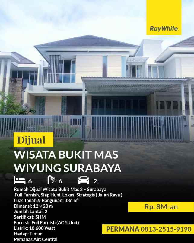 dijual rumah wisata bukit mas