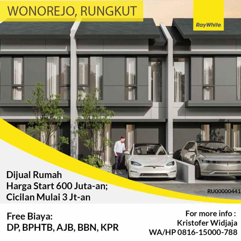 dijual rumah wonorejo rungkut surabaya