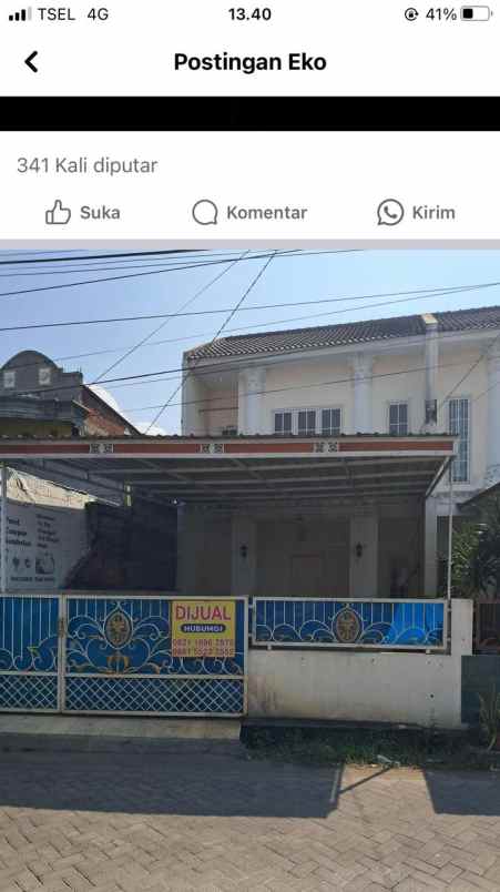 dijual segera rumah strategis