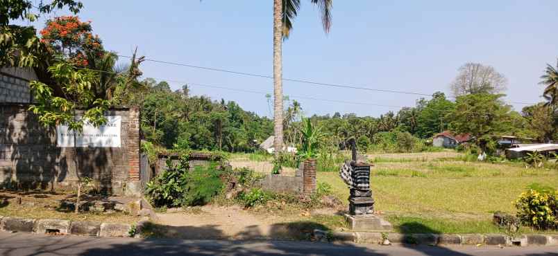 dijual tanah 570 m2 di sidan gianyar bali